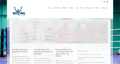 Desktop Screenshot of boxingscotland.org